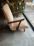 Vintage Wingback Fauteuil - Retro Stijl jaren 50 60 70, Gebruikt, Jaren 60, Ophalen of Verzenden, 75 tot 100 cm