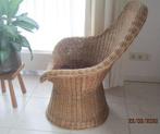 Rotan stoel fauteuil, Ophalen, Minder dan 75 cm, Zo goed als nieuw, Modern