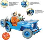 Hachette Blauwe Jeep kuifje - raket naar de maan Schaal 1/8, Hobby en Vrije tijd, Modelauto's | 1:5 tot 1:12, Ophalen, Zo goed als nieuw