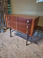 Louis van Teeffelen ladekast ladenkast palissander vintage, Ophalen, Gebruikt, Vintage, 50 tot 100 cm