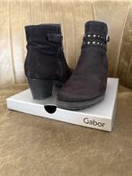 Gabor Zwarte Nubuck Enkel Laarsjes Enkellaarsjes Maat 39, Zwart, Lage of Enkellaarzen, Gabor, Ophalen of Verzenden