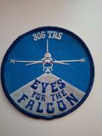 Klu  306 TRS Eyes For The Falcon patch, Verzamelen, Ophalen of Verzenden, Zo goed als nieuw, Patch, Badge of Embleem