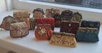 Miniatuur handtasjes vintage 1950, Sieraden, Tassen en Uiterlijk, Manchetknopen, Ophalen of Verzenden, Zo goed als nieuw, Overige materialen