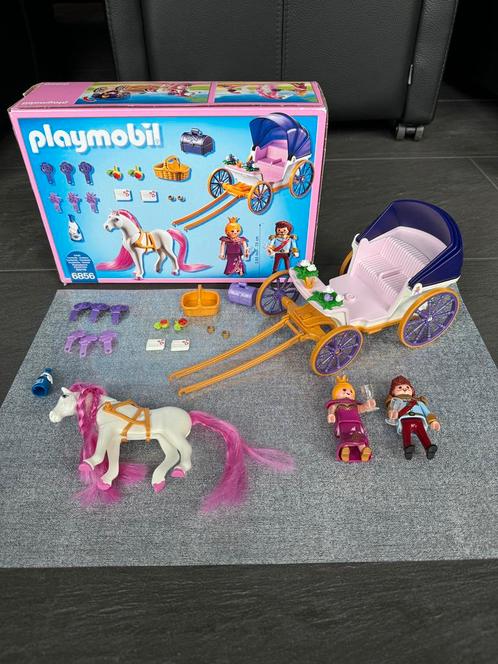 Playmobil Koninklijke koets met paard – 6856, Kinderen en Baby's, Speelgoed | Playmobil, Zo goed als nieuw, Complete set, Ophalen of Verzenden