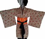 Japanse kimono natuur zijde quilt patchwork kimono man vrouw, Verzenden