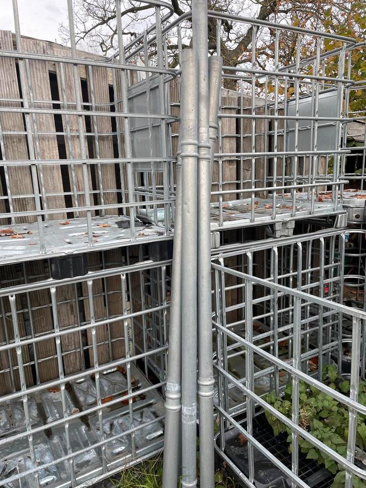 4 Zinken Regenpijpen - 70mm, Doe-het-zelf en Verbouw, Buizen en Afvoer, Gebruikt, Afvoer, Zink, 2 tot 4 meter, 60 tot 80 mm, Ophalen