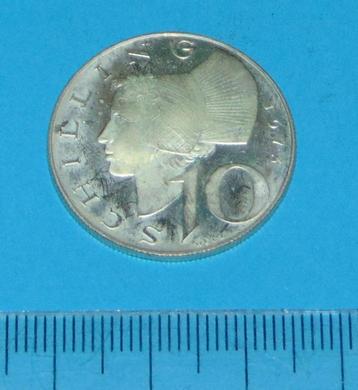 Oostenrijk - 10 schilling 1973 - zilver beschikbaar voor biedingen