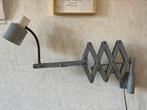 Vintage schaarlamp uittrekbare wandlamp, Huis en Inrichting, Lampen | Wandlampen, Ophalen of Verzenden, Gebruikt, Metaal, Vintage Mid Century