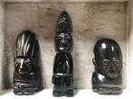 3 mooie obsidiaan Azteken beeldjes, Ophalen of Verzenden