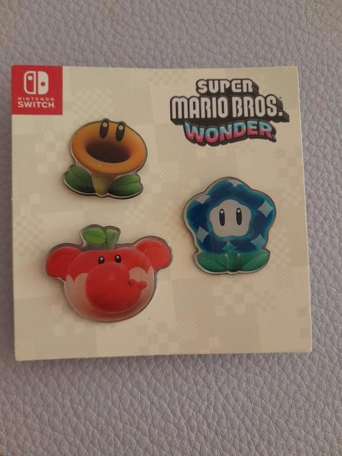 Super Mario Wonder - 3 Pins Set Official Nintendo, Verzamelen, Speldjes, Pins en Buttons, Zo goed als nieuw, Ophalen of Verzenden
