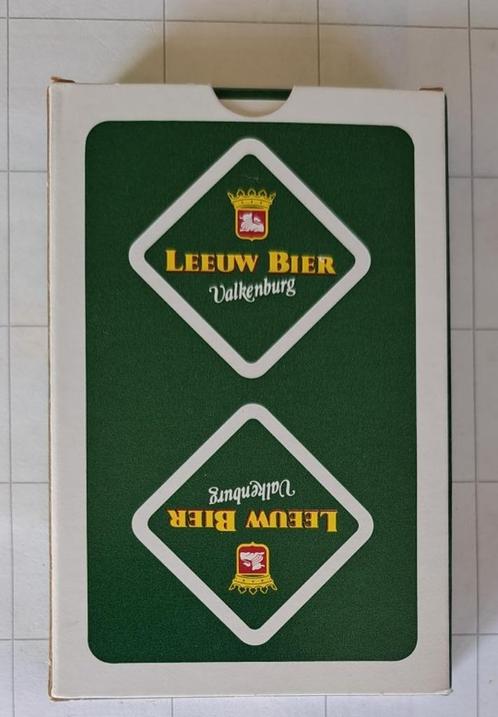 Leeuw Bier Speelkaarten, Verzamelen, Biermerken, Zo goed als nieuw, Overige typen, Leeuw, Ophalen of Verzenden