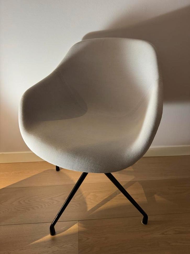 Hay AAC 127 Eetkamerstoel, Huis en Inrichting, Stoelen, Gebruikt, Vijf, Zes of meer stoelen, Metaal, Grijs, Ophalen of Verzenden