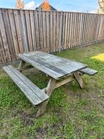 Houten Picknicktafel - Tuinmeubilair, Ophalen, Gebruikt, Rechthoekig, Hout