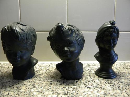 BORSTBEELD JE, 6 VERSCHILLENDE, BUSTE LEUK VOOR VITRINEKAST, Antiek en Kunst, Kunst | Beelden en Houtsnijwerken, Ophalen of Verzenden