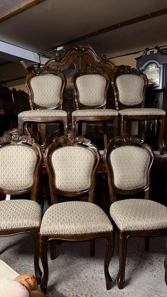 Barok Eetkamer Meubels - Zie Advertenties!, Huis en Inrichting, Stoelen, Gebruikt, Vijf, Zes of meer stoelen, Hout, Bruin, Ophalen