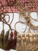 Gordijn flossen oud maar nog als nieuw 10 stuks €25-, Huis en Inrichting, Ophalen of Verzenden, Zo goed als nieuw, Crème, 100 tot 150 cm