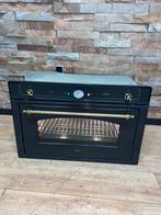 Luxe Boretti inbouwoven antraciet/messing 90 cm, Witgoed en Apparatuur, Ovens, Hete lucht, 60 cm of meer, Fornello Esperta, Ophalen of Verzenden