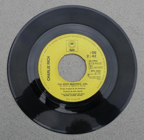 charlie rich - the most beautiful girl, Cd's en Dvd's, Vinyl Singles, Single, 7 inch, Ophalen of Verzenden