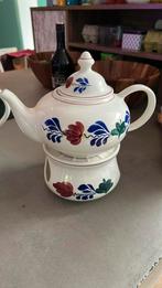 Royal Boch Boeren Bont Theepot met theelicht, Ophalen, Gebruikt, Overige typen, Aardewerk