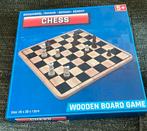 Houten schaakspel, Een of twee spelers, Ophalen of Verzenden, Nieuw