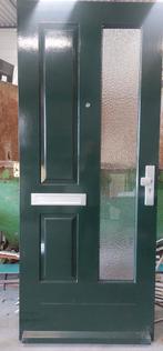 Hardhouten voordeur, Doe-het-zelf en Verbouw, Glas en Ramen, Ophalen of Verzenden