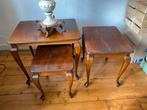 Vintage bijzettafeltjes met sierlijke pootjes, Antiek en Kunst, Antiek | Meubels | Tafels, Ophalen