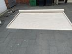 zgan creme electrisch harol rolluik br. 2.76 x 1.73,5  hoog, Doe-het-zelf en Verbouw, Rolluiken, Ophalen, Crème of Beige, Zo goed als nieuw