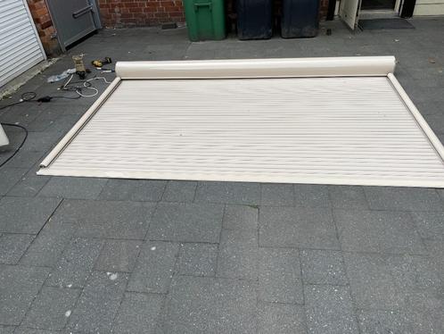 zgan creme electrisch harol rolluik br. 2.76 x 1.73,5  hoog, Doe-het-zelf en Verbouw, Rolluiken, Zo goed als nieuw, 150 tot 200 cm