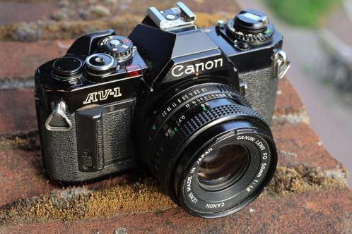 Canon AV-1 + service + nieuwe seals: werkt 100%, Audio, Tv en Foto, Fotocamera's Analoog, Gebruikt, Spiegelreflex, Canon, Ophalen of Verzenden
