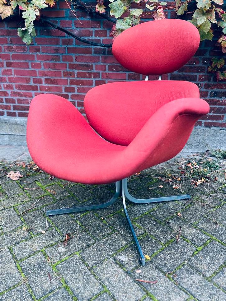 Uniek 1e edition ‘50 Artifort Big Tulip design Pierre Paulin, Huis en Inrichting, Fauteuils, 75 tot 100 cm, Ophalen of Verzenden