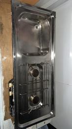 RVS Wasbak met Gasfornuis voor camper of caravan, Caravans en Kamperen, Ophalen, Gebruikt