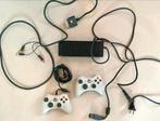 Xbox 360 toebehoren met 2 Controllers, Ophalen of Verzenden, Gebruikt, 500 GB, Met 2 controllers