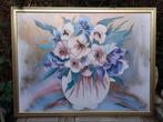 USA Kapitaal Schilderij "Bloemstilleven" Olieverf/Doek/Lijst, Ophalen of Verzenden