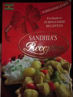 Sandhia's Recepten - Surinaamse Keuken, Boeken, Azië en Oosters, Gezond koken, Ophalen of Verzenden, Zo goed als nieuw