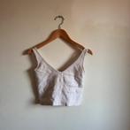 Rib Crop Cami Top maat M, Kleding | Dames, Tops, Maat 38/40 (M), Wit, Ophalen of Verzenden, Zo goed als nieuw