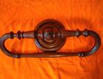 Antieke houten handdoekring, Ophalen of Verzenden, Bruin, Handdoekenrek