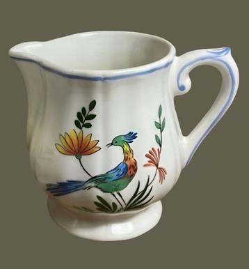 Creamer Gien Oiseaux de Paradis faience melk kannetje beschikbaar voor biedingen