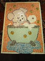 2 mozaiek wanddecoraties, Ophalen