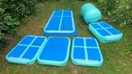 Zesdelige AirTrack set, Sport en Fitness, Turnen, Ophalen, Gebruikt, Blauw, Overige typen