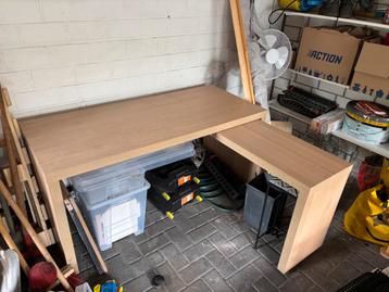 IKEA hoekbureau met bijpassend kastje – zeer netjes! beschikbaar voor biedingen