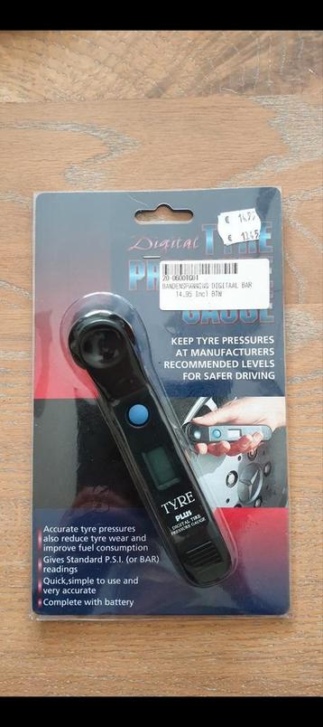 Bandenspanningsmeter beschikbaar voor biedingen