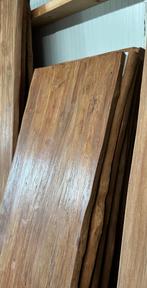 Boomstam bladen oud teak 200 en 260cm B keus, Huis en Inrichting, Tafels | Eettafels, Ophalen, Teakhout, 50 tot 100 cm, Landelijk