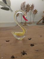 Glazen decoratie zwaan, Verzamelen, Beelden en Beeldjes, Ophalen of Verzenden, Nieuw, Dier
