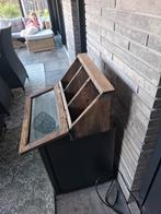 Gruttersbak met glazen klep, Ophalen, Minder dan 50 cm, Gebruikt, 50 tot 75 cm