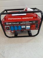 Metallo Aggregaat/Generator - Nieuw Design!, Doe-het-zelf en Verbouw, Aggregaten, Ophalen, Nieuw, 5 tot 10 kVA, Benzine