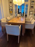 8 Jan des Bouvrie eetkamerstoelen (Gamma), Huis en Inrichting, Ophalen, Gebruikt, Wit, Vijf, Zes of meer stoelen