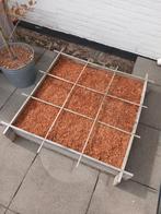 Moestuinbak 9 vakken, Ophalen, Gebruikt, Vierkant, Hout