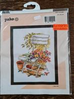 Borduurpakket stoel met planten, Hobby en Vrije tijd, Borduren en Borduurmachines, Ophalen of Verzenden, Zo goed als nieuw, Borduurpakket