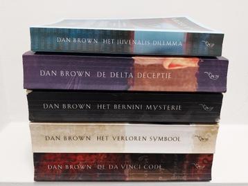 5 Boeken van Dan Brown  3 euro per stuk   beschikbaar voor biedingen