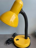 Vintage burea lampje geel, Ophalen of Verzenden, Zo goed als nieuw